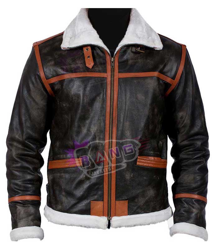 Purchase Mens Ski Bomber Fur Leather Winter Jacket